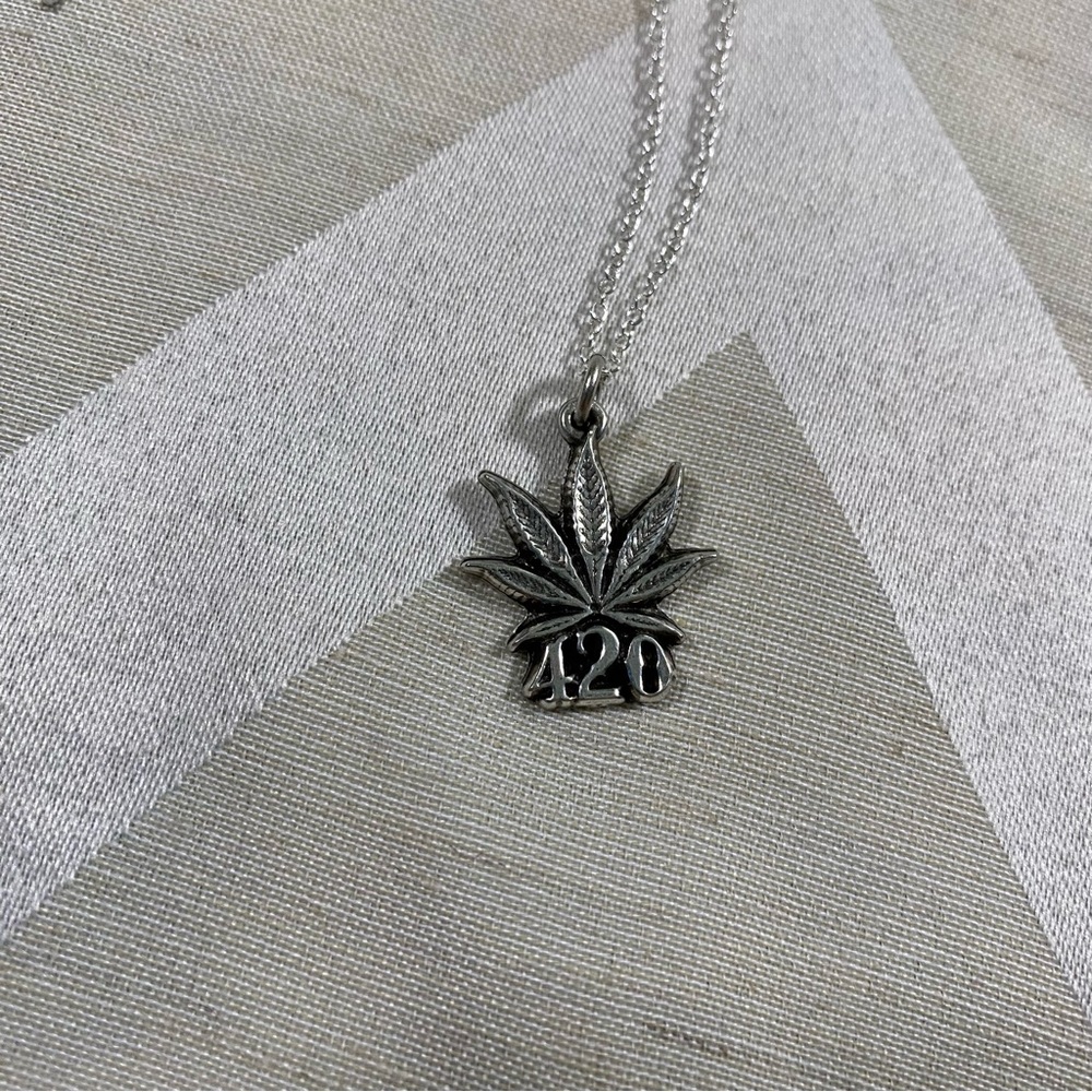 Mountain Medallion 420 necklace